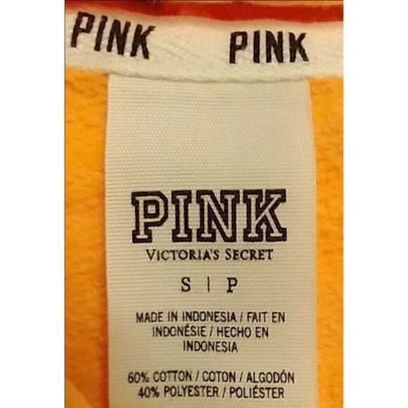 NEW VS PINK Women's Apricot  Oversized  Sweatshirt Jacket. - Picture 3 of 11